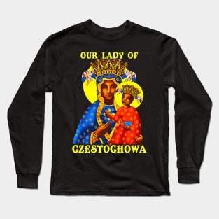 Czestochowa Jesus Mary Jesus Lover Long Sleeve T-Shirt